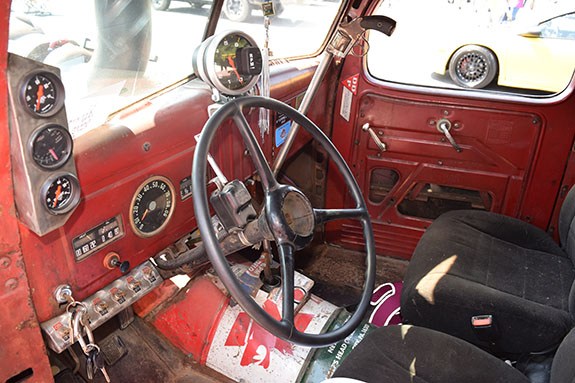 rat rod diesel interior